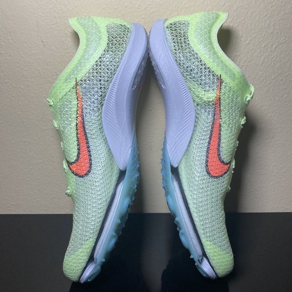 Nike Air Zoom Victory Men's Fast Pack Volt Green Track Spikes Orange CD4… - Picture 4 of 7